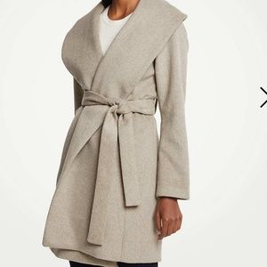 NWOT Ann Taylor Shawl Collar Wrap Coat